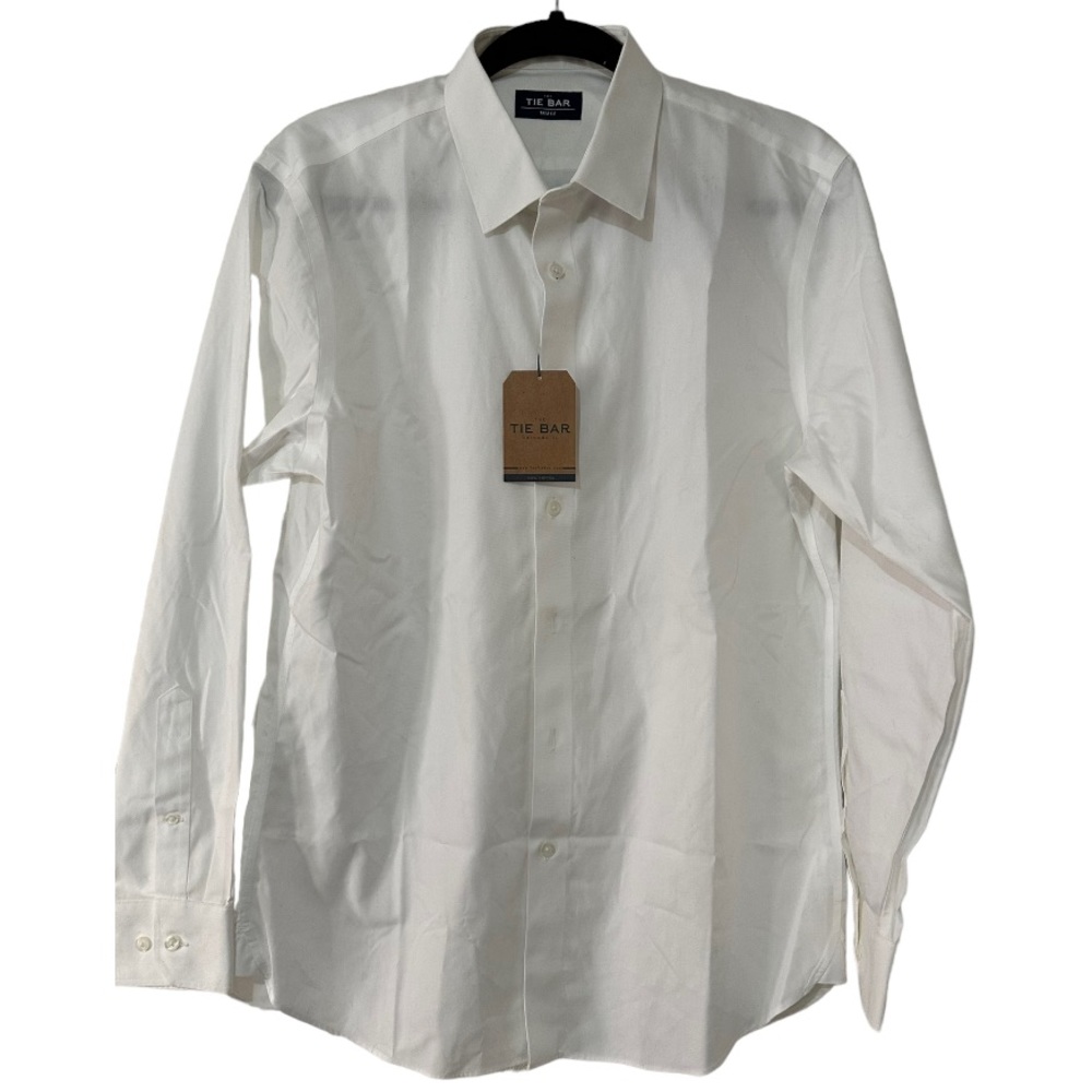 Pinpoint Solid - Point Collar White Non-Iron Dress Shirt